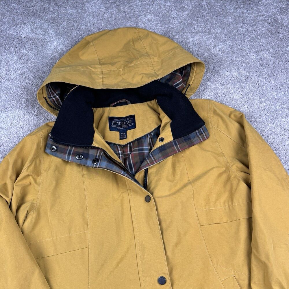Pendleton Offshore Jacket Yellow Water Repellent Goldenrod Fall Women's Small